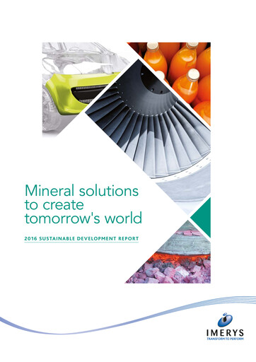 Thumbnail Imerys Sustainability Report 2016