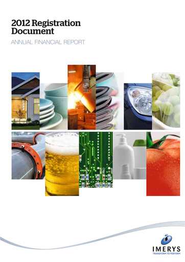 Thumbnail Imerys Universal Registration Document 2012