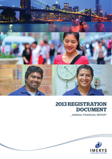 Thumbnail Imerys Universal Registration Document 2013