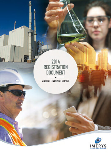 Thumbnail Imerys Universal Registration Document 2014