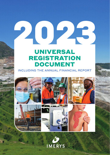 Thumbnail Imerys Universal Registration Document 2023
