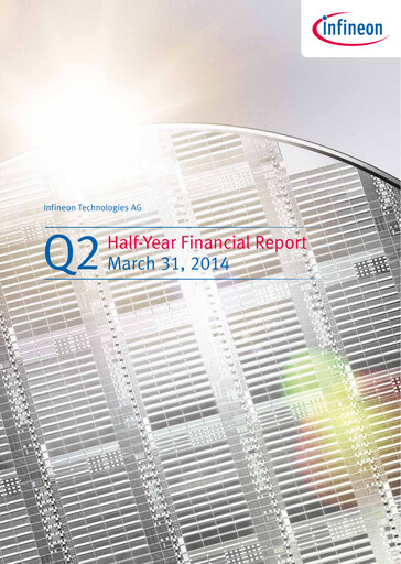 Thumbnail Infineon Half-year Report 2014-h1
