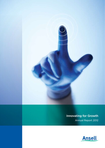 Thumbnail Ansell Annual Report 2012
