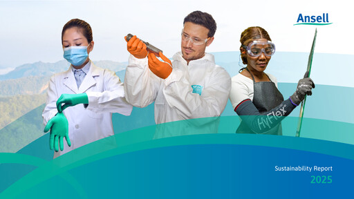 Thumbnail Ansell Sustainability Report 2025