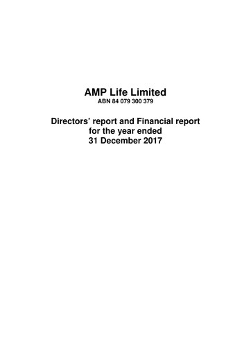 Thumbnail AMP Limited Financial Report 2017