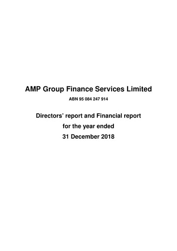 Thumbnail AMP Limited Financial Report 2018