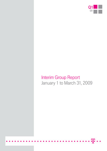 Thumbnail Deutsche Telekom Quarterly Report 2009-q1