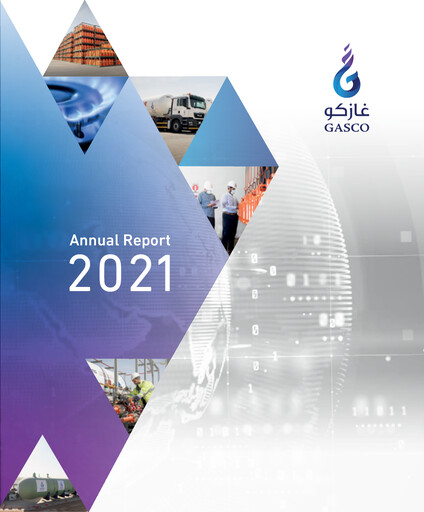 Miniature Gasco (National Gas and Industrialization Company) Rapport annuel 2021