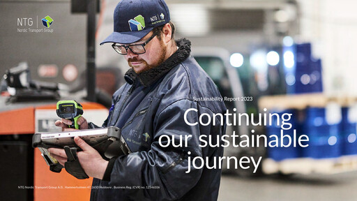 Thumbnail NTG Nordic Transport Group A/S Sustainability Report 2023