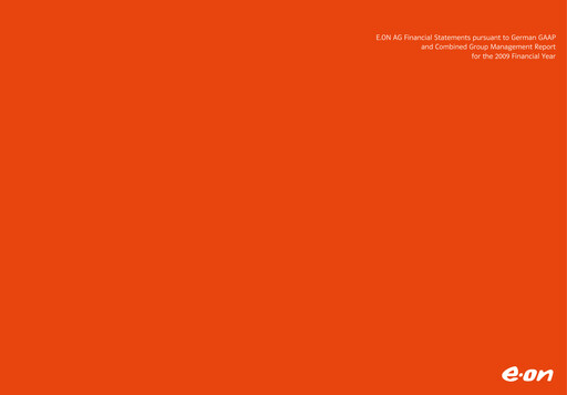Thumbnail E.ON Financial Statement 2009