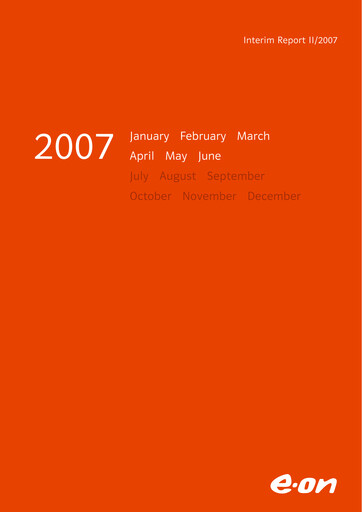 Thumbnail E.ON Half-year Report 2007-h1
