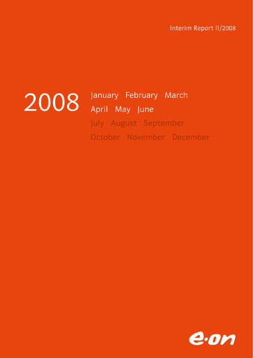 Thumbnail E.ON Half-year Report 2008-h1