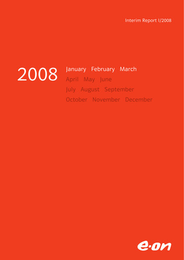 Vorschaubild E.ON Quartalsbericht 2008-q1
