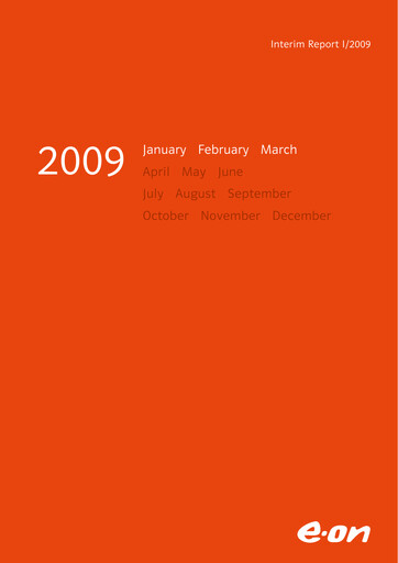 Vorschaubild E.ON Quartalsbericht 2009-q1