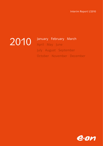Vorschaubild E.ON Quartalsbericht 2010-q1