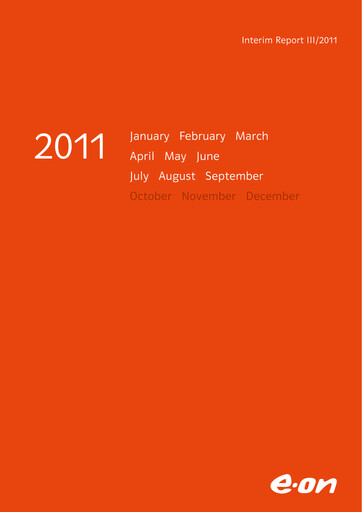 Vorschaubild E.ON Quartalsbericht 2011-q3