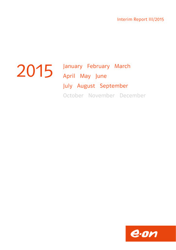 Vorschaubild E.ON Quartalsbericht 2015-q3