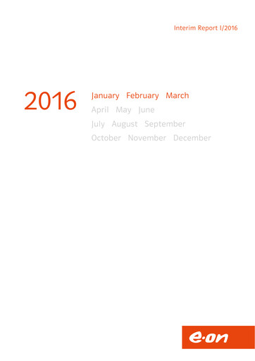 Vorschaubild E.ON Quartalsbericht 2016-q1