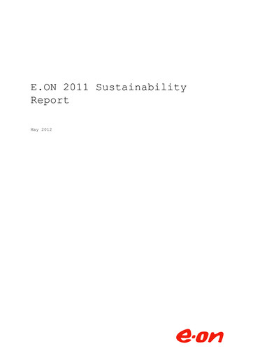 Thumbnail E.ON Sustainability Report 2011