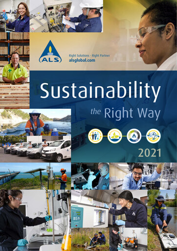 Thumbnail ALS Global Sustainability Report 2021