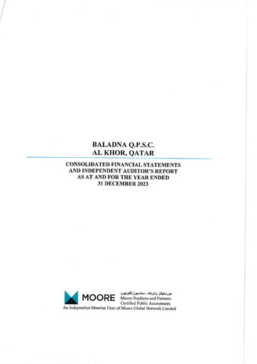 Thumbnail Baladna Financial Statement 2023