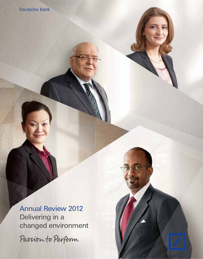Thumbnail Deutsche Bank Annual Report 2012