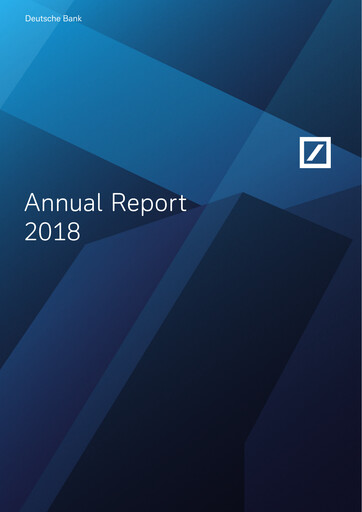 Thumbnail Deutsche Bank Annual Report 2018