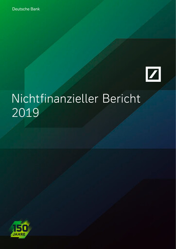 Thumbnail Deutsche Bank ESG Report 2019
