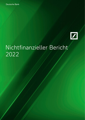 Thumbnail Deutsche Bank ESG Report 2022