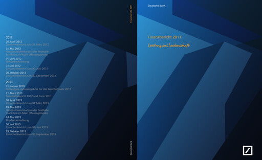 Thumbnail Deutsche Bank Financial Report 2011