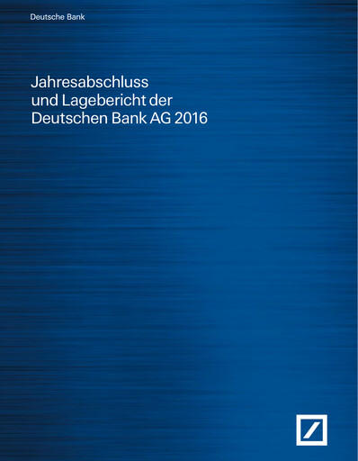 Thumbnail Deutsche Bank Financial Statement 2016