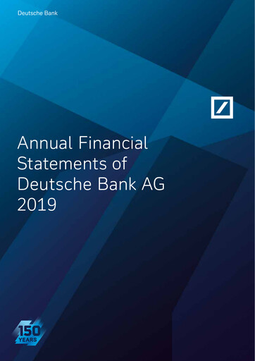 Thumbnail Deutsche Bank Financial Statement 2019