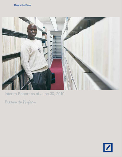 Vorschaubild Deutsche Bank Halbjahresbericht 2010-h1