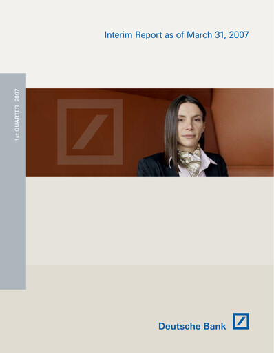 Vorschaubild Deutsche Bank Quartalsbericht 2007-q1
