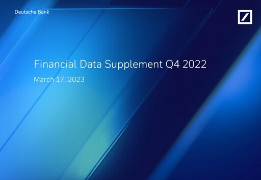 Thumbnail Deutsche Bank Quarterly Report 2022-q4