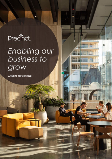 Thumbnail Precinct Properties
 Annual Report 2022