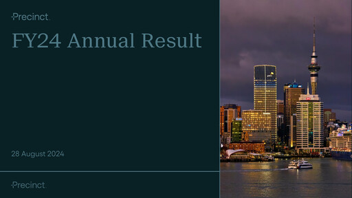 Thumbnail Precinct Properties
 Financial Statement 2024