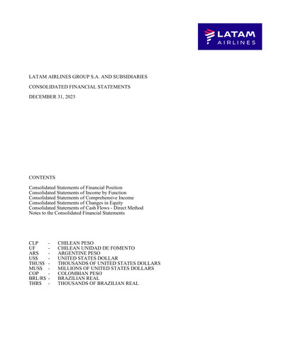 Thumbnail LATAM Airlines  Financial Statement 2023