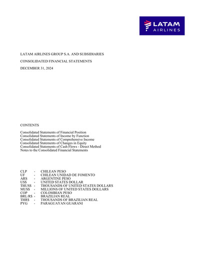 Thumbnail LATAM Airlines  Financial Statement 2024