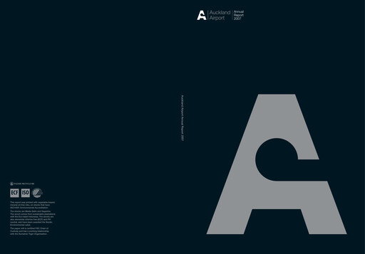 Thumbnail Auckland Airport Annual Report 2007