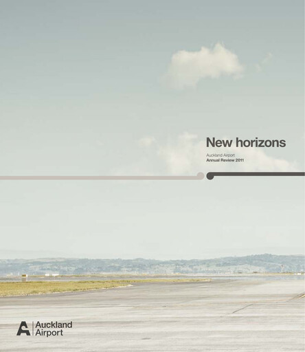 Thumbnail Auckland Airport Annual Report 2011