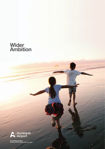 Thumbnail Auckland Airport Annual Report 2012