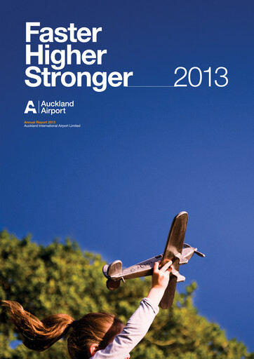 Thumbnail Auckland Airport Annual Report 2013