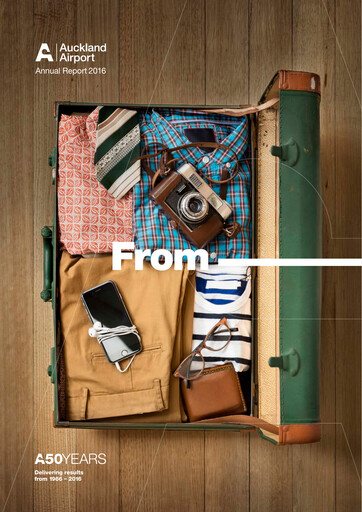 Thumbnail Auckland Airport Annual Report 2016