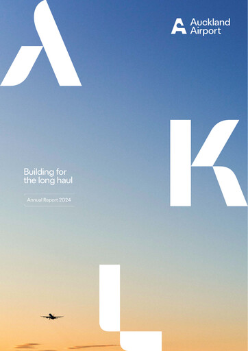 Thumbnail Auckland Airport Annual Report 2024