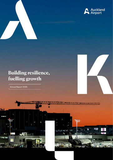 Thumbnail Auckland Airport Annual Report 2025