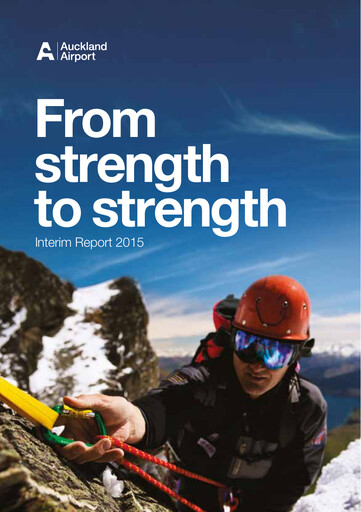 Thumbnail Auckland Airport Half-year Report 2015-h1
