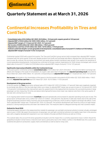 Thumbnail Continental Quarterly Report 2026-q1