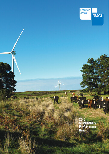 Thumbnail AGL Energy
 Sustainability Report 2013