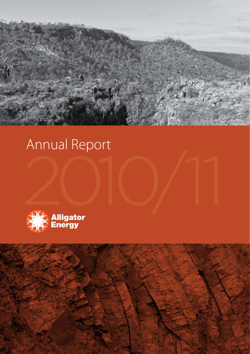 Thumbnail Alligator Energy Annual Report 2011